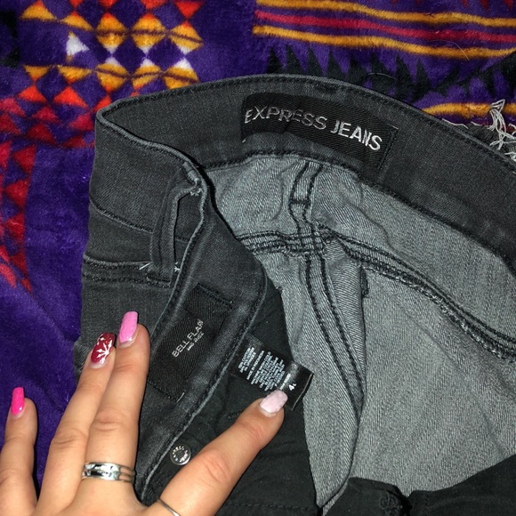 Black Express bell flares size 4L - Picture 3 of 3